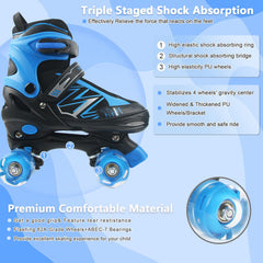 FYHART skates in use with child skating outdoors for stable beginner balance