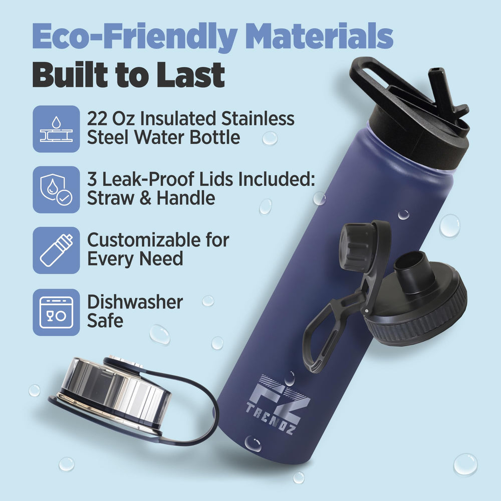 FZTRENDZ bottle inside a backpack ready for travel and outdoor use
