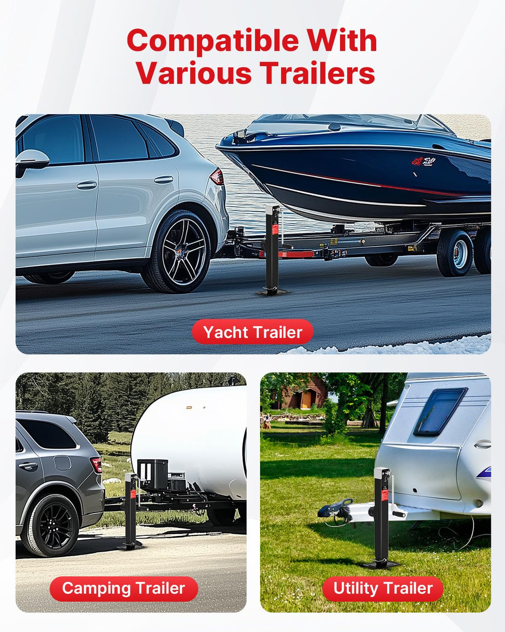 FZZD on a boat trailer showing ready-to-tow convenience
