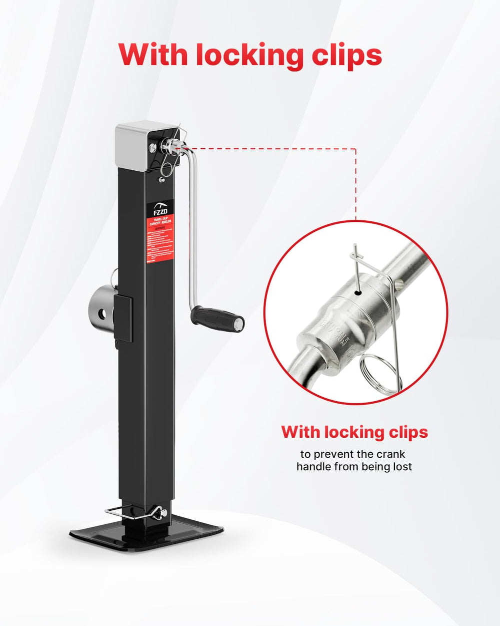 FZZD side view in swivel position for compact road stowage benefit