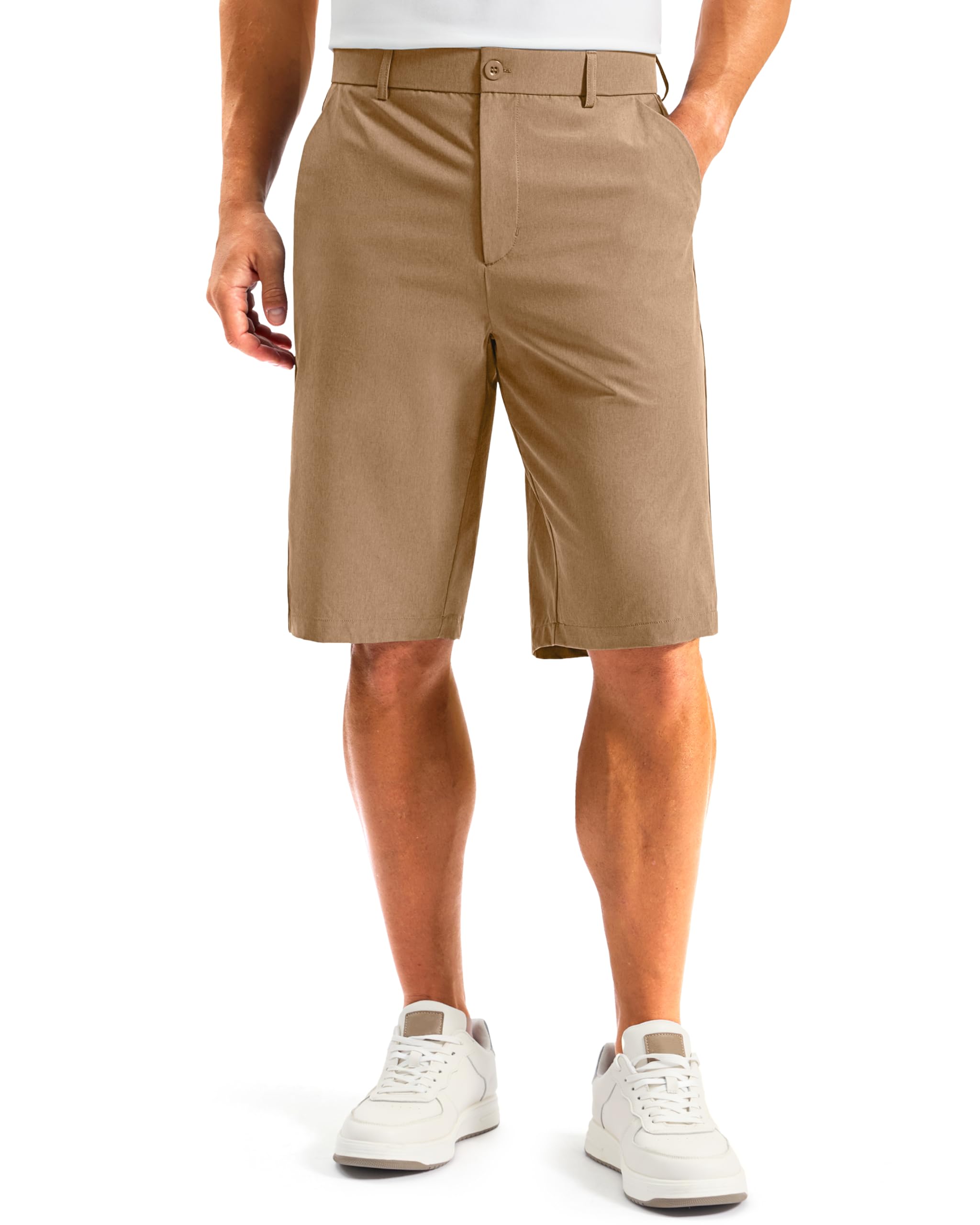 G Gradual front view of shorts showing fit and four-pocket layout