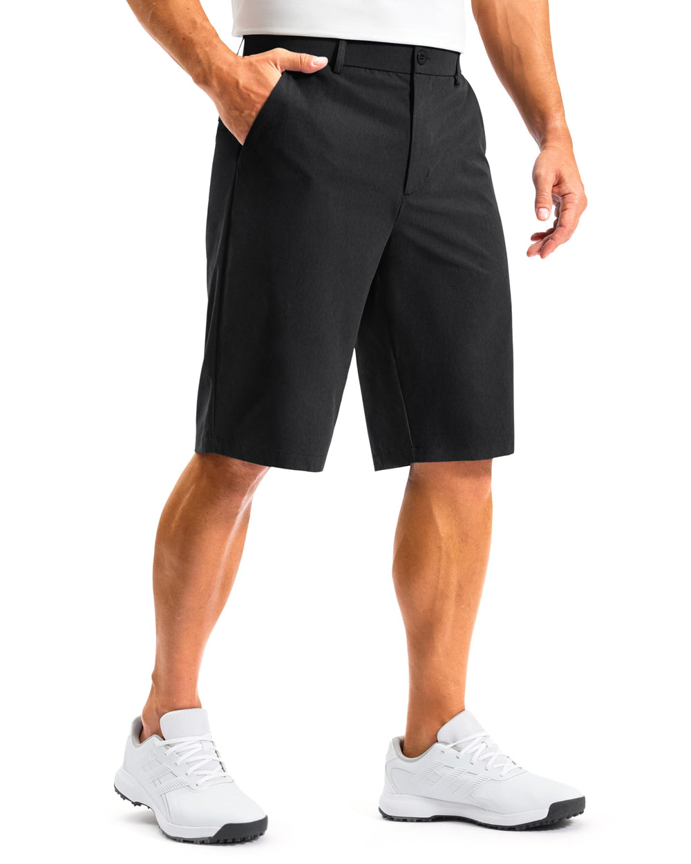 G Gradual front view of shorts showing clean silhouette and versatility
