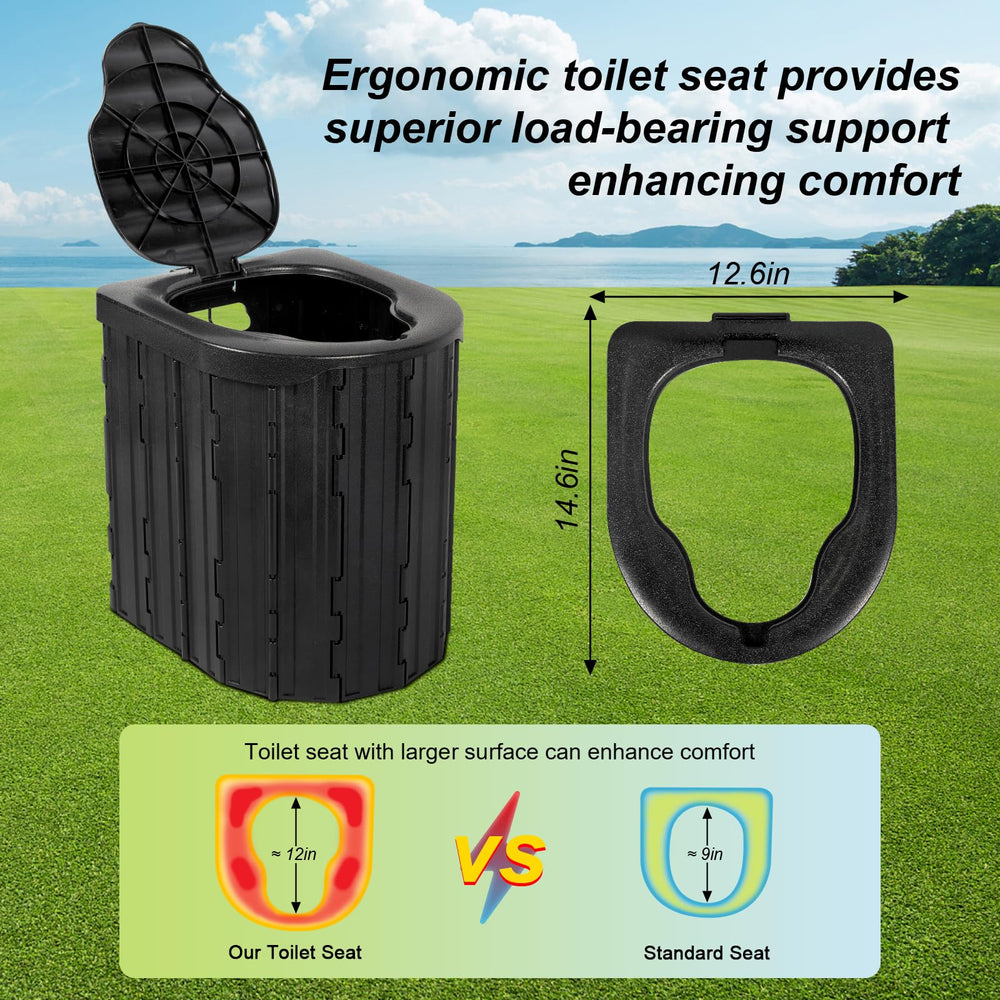 G2 GO2GETHER folding toilet close-up seat for comfortable adult use
