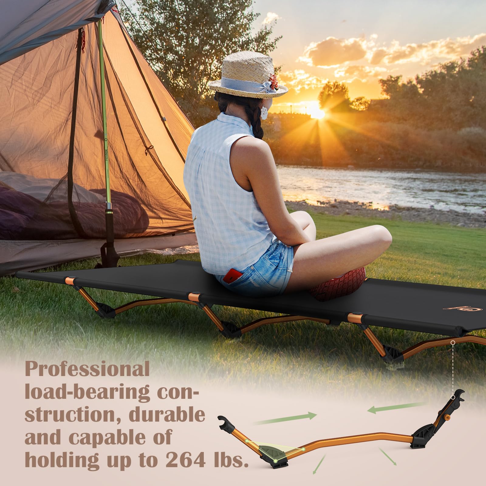 G2 GO2GETHER two side pockets close view holding phone and headlamp for accessibility