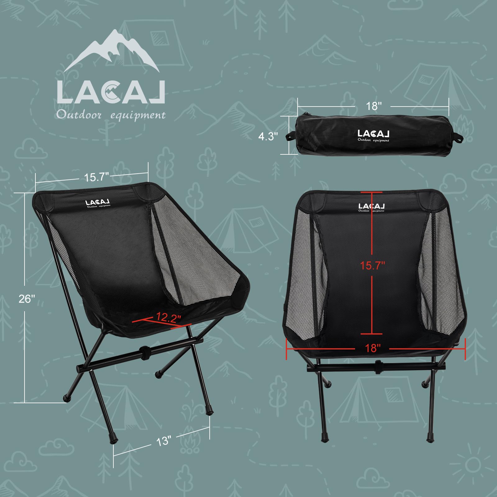 G2 GO2GETHER chair in use at campsite providing quick comfortable seating