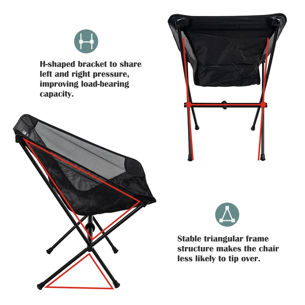 G2 GO2GETHER next to backpack illustrating compact folded size benefit