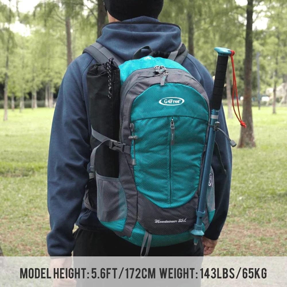 G4Free on hiker in trail setting demonstrating carry stability benefit