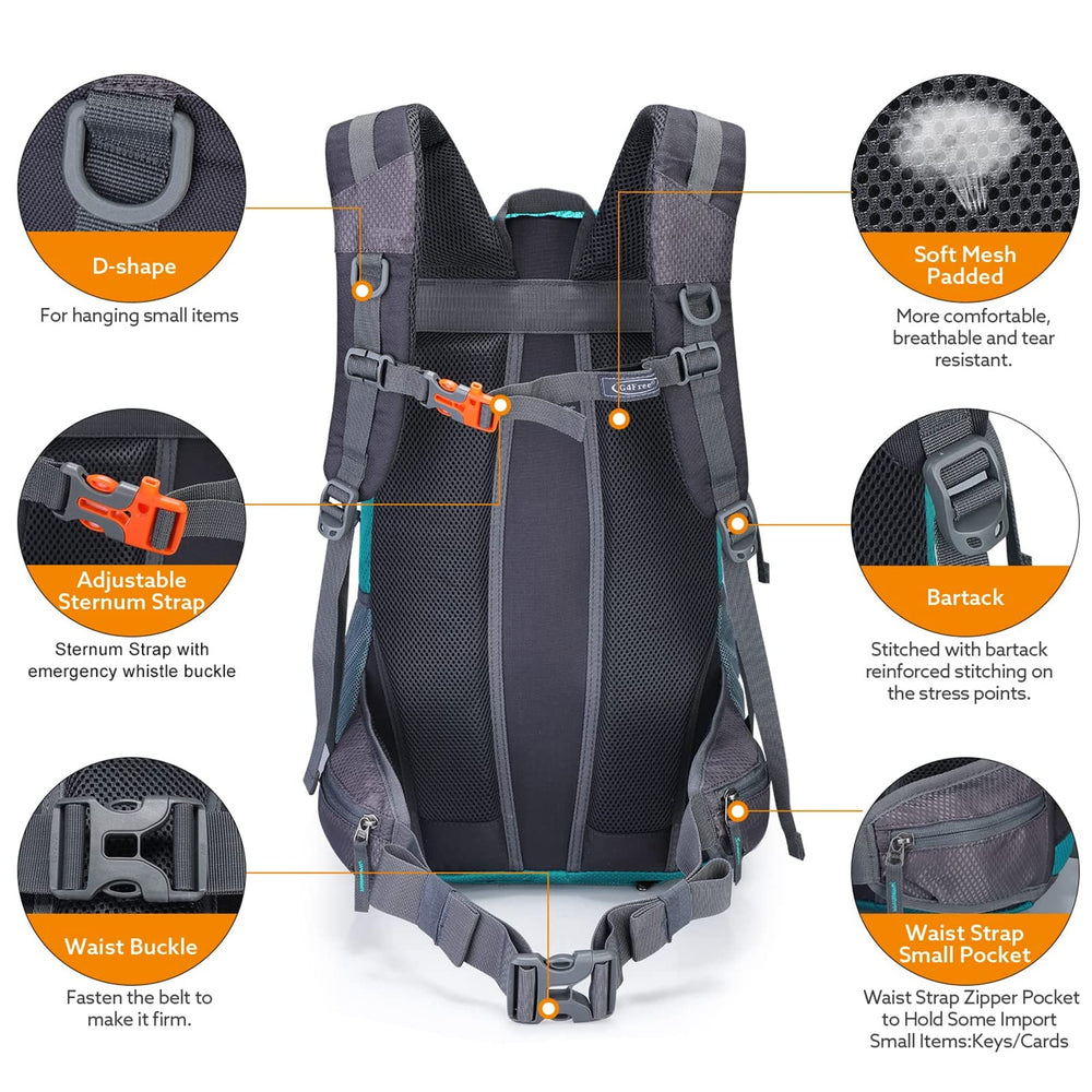 G4Free deployed rain cover protecting pack from wet weather benefit
