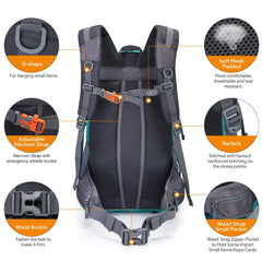 G4Free deployed rain cover protecting pack from wet weather benefit