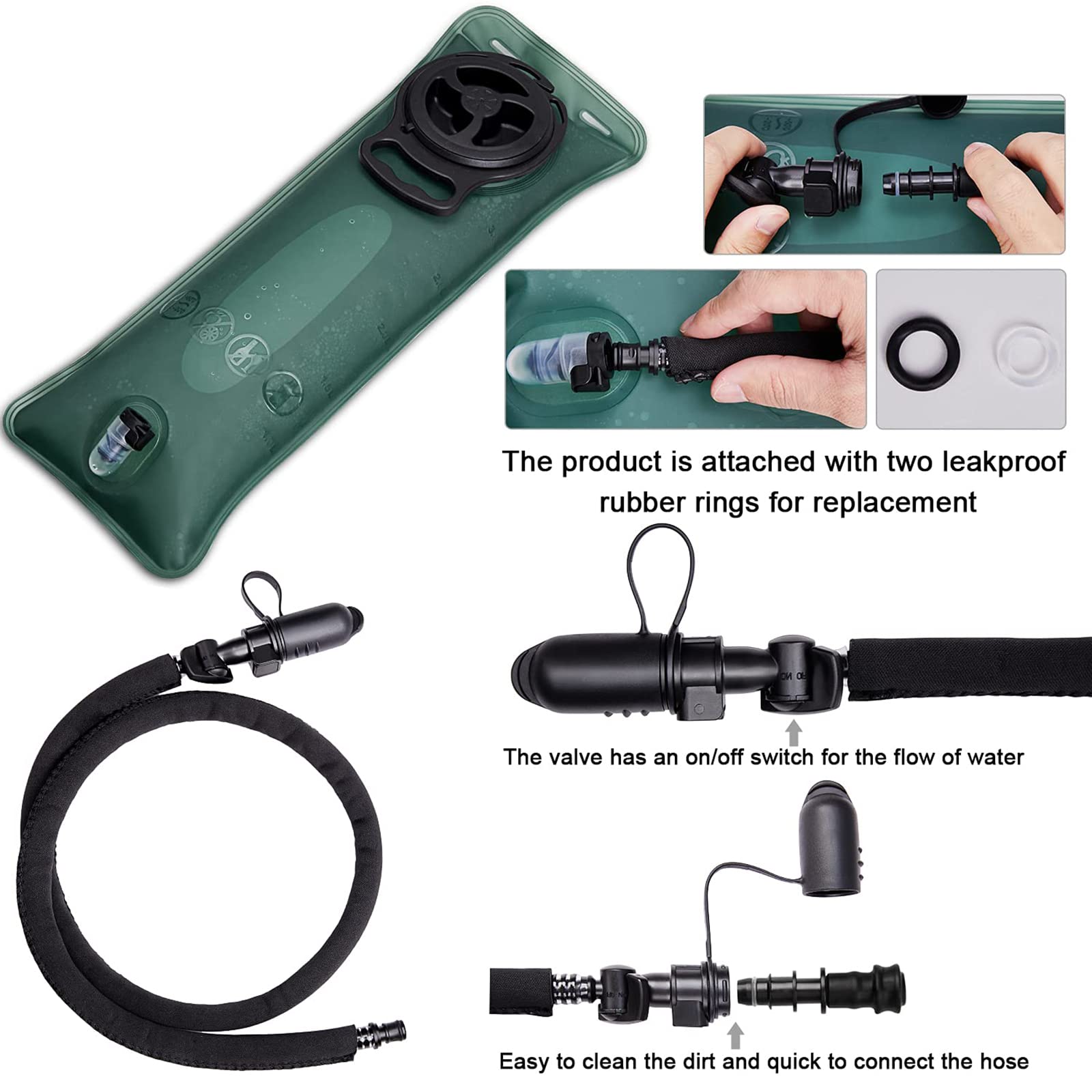 G4Free breathable foam back panel providing airflow and comfort benefit