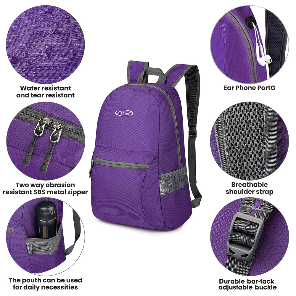 G4Free breathable S-shaped shoulder straps and mesh for comfortable extended wear