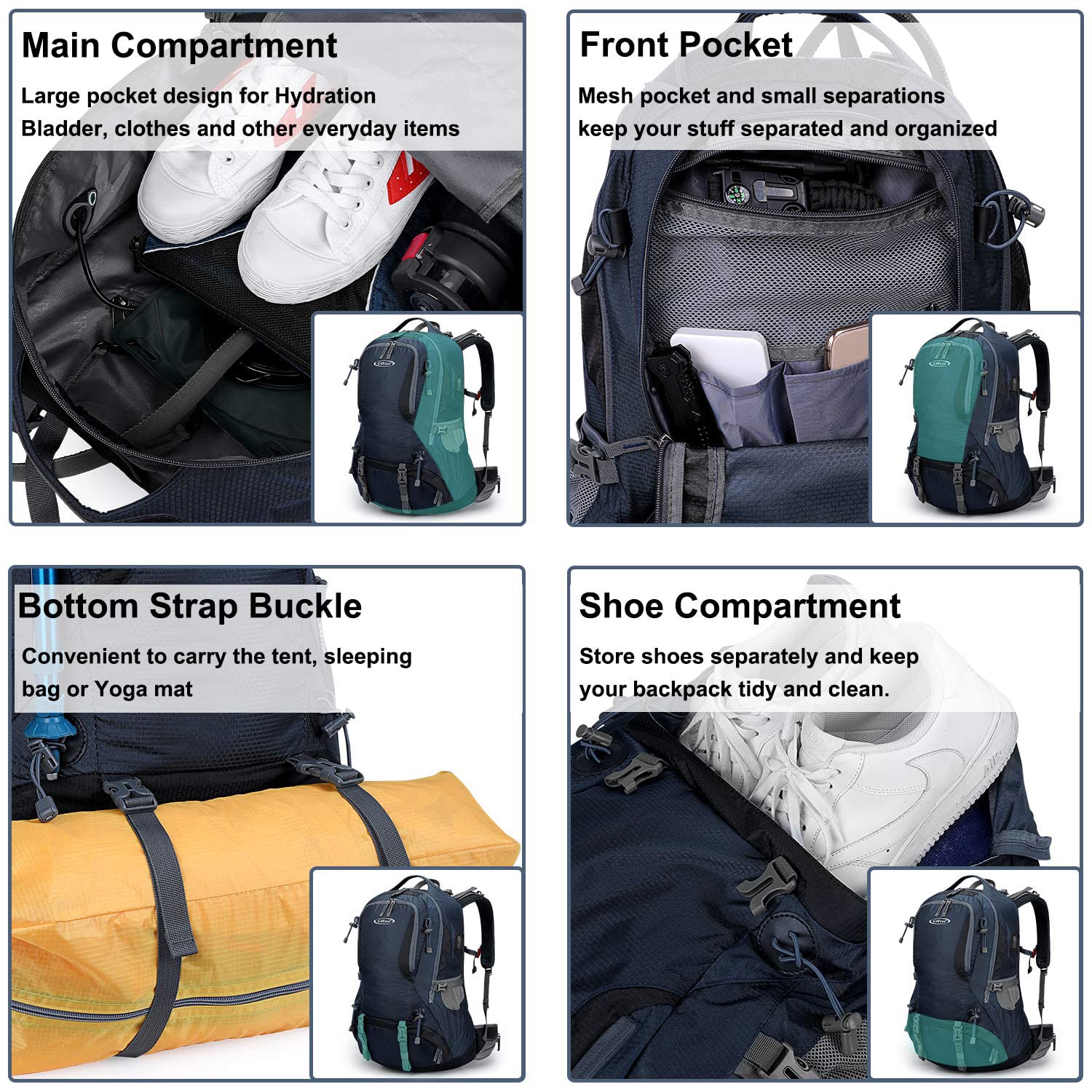 G4Free close-up of waterproof fabric and SBS zipper for durability