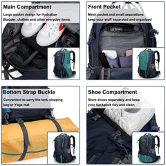 G4Free close-up of waterproof fabric and SBS zipper for durability
