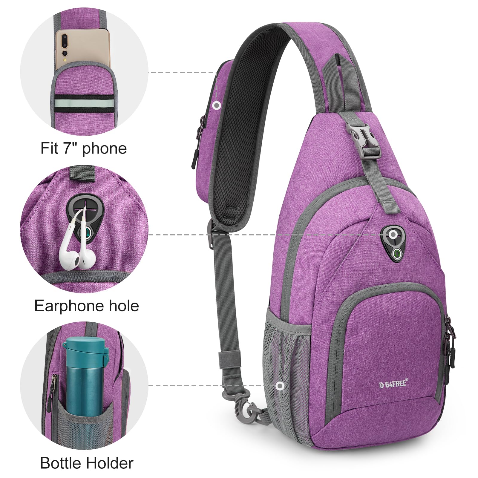 G4Free fabric texture and reinforced stitching for long-lasting durability