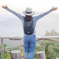 G4Free folded compact pouch demonstrating space-saving packability benefit