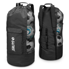 G4Free front view large mesh ball bag showing capacity and ventilation benefit