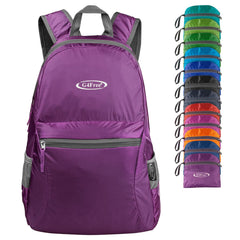 G4Free front view of backpack showing organized pockets and light weight benefit