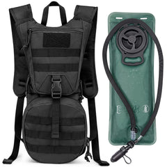 G4Free front view showing packed hydration pack and accessible pockets for convenience