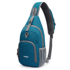 G4Free front view of sling pack showing compact design and organized pockets