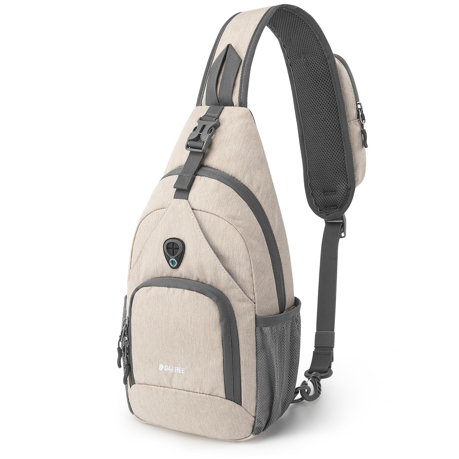 G4Free front view showing compact crossbody design and organized access