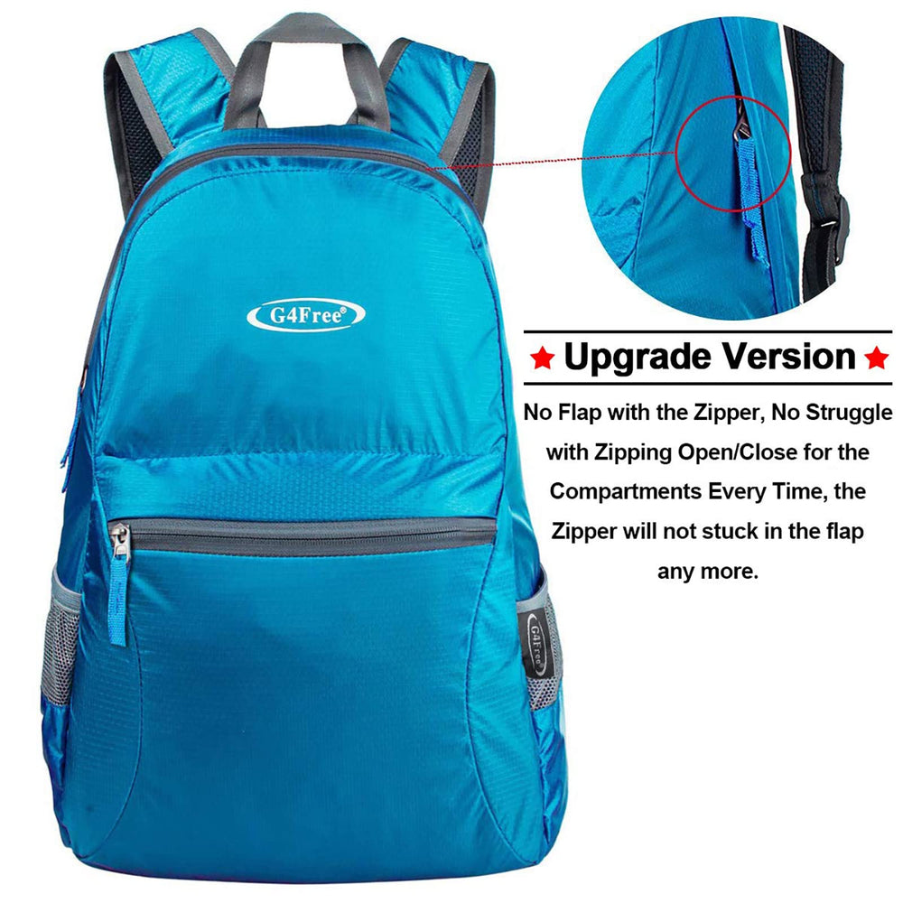 G4Free worn by hiker on trail showing lightweight, hands-free mobility