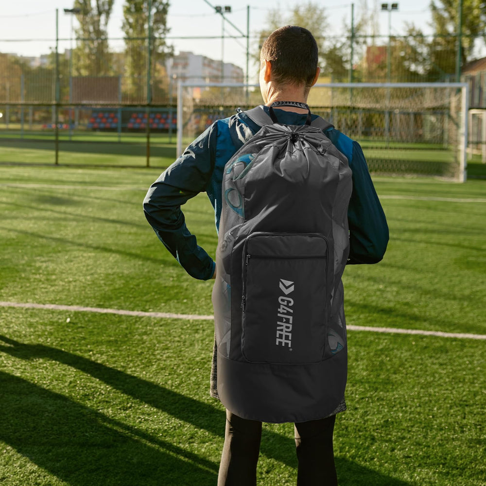 G4Free lifestyle image of coach carrying bag to field for convenient transport