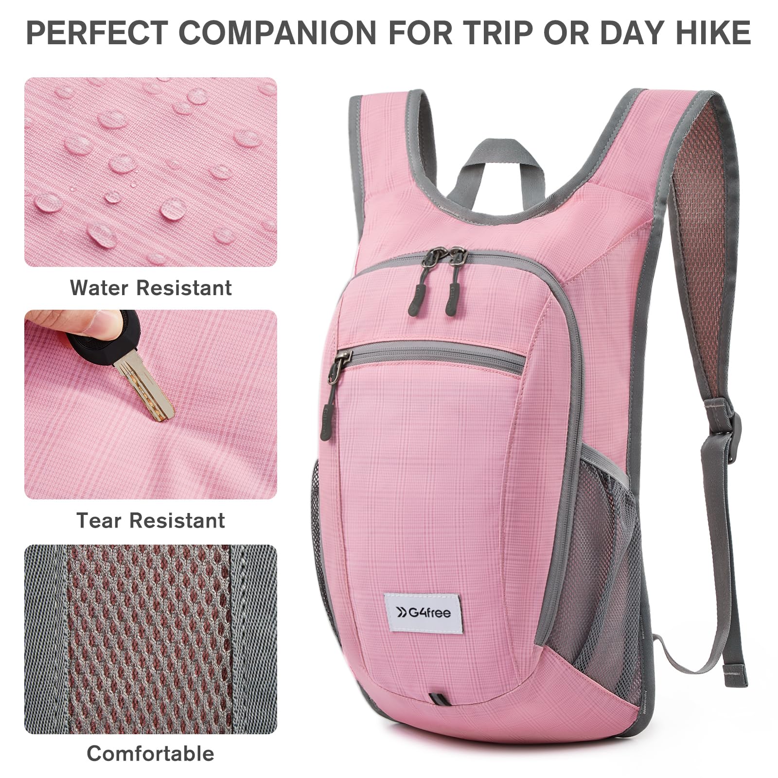 G4Free in travel setting on suitcase, ideal as backup daypack benefit