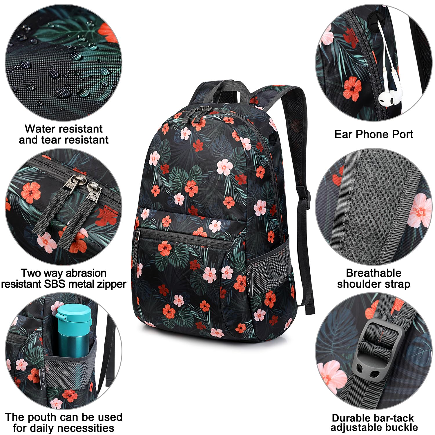 G4Free main compartment holding tablet and clothes to organize daily essentials