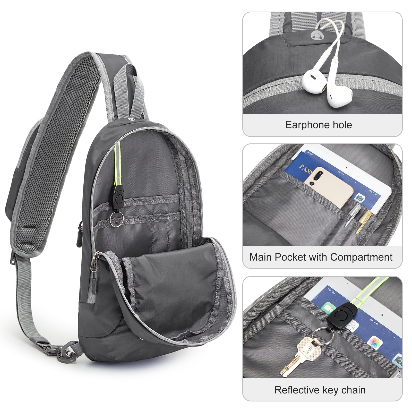 G4Free mesh bottle pocket with fixing strap keeps bottle stable