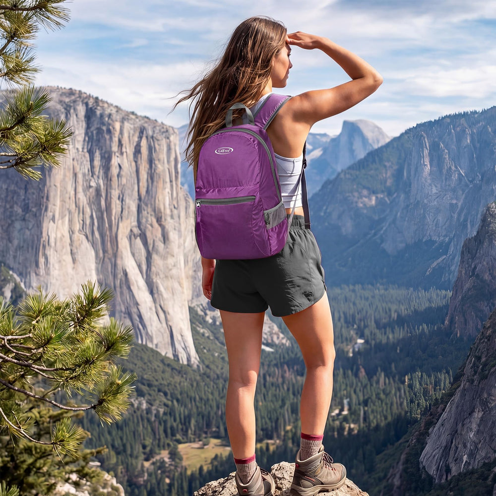 G4Free mesh side pocket holding water bottle for hydration access benefit