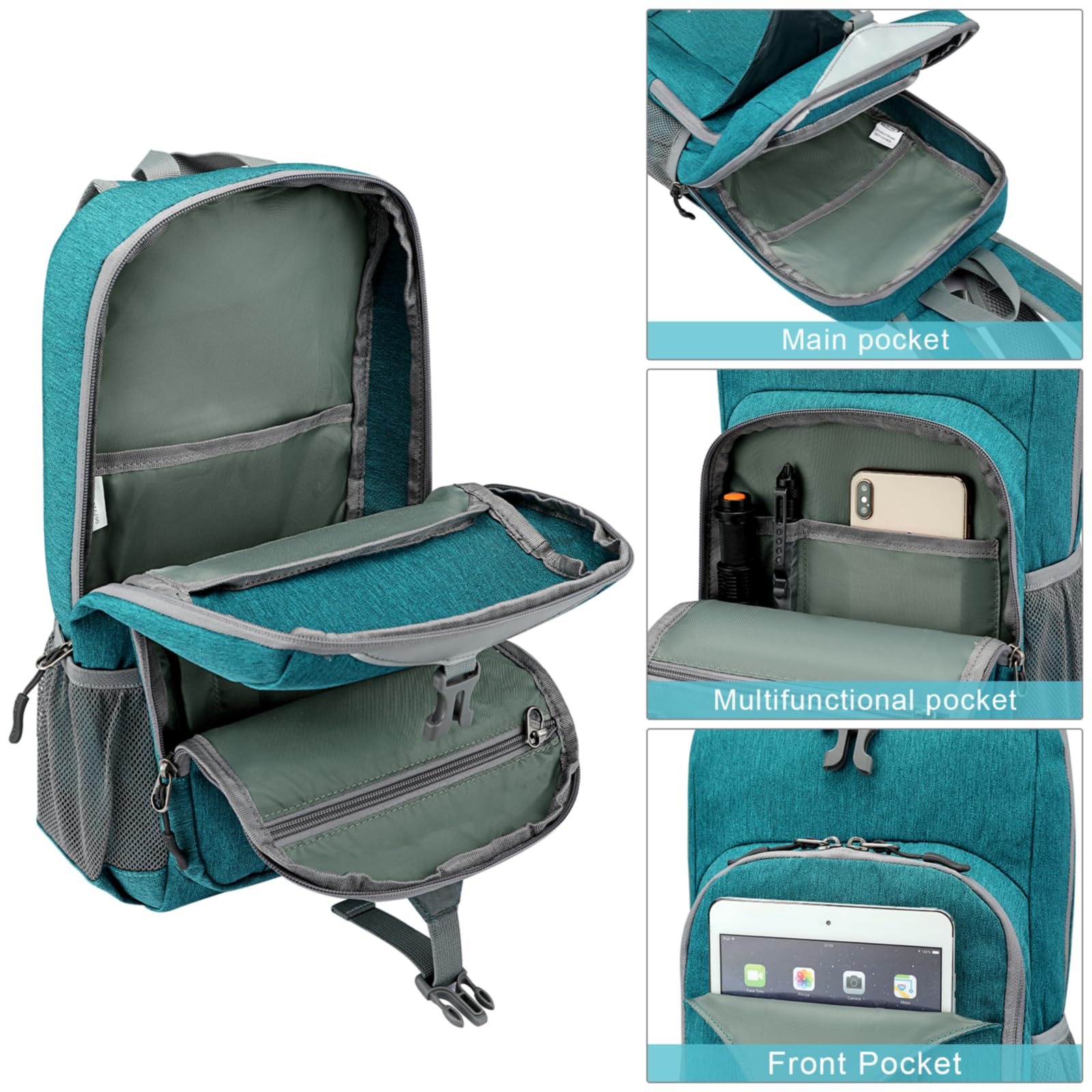 G4Free padded S-shaped shoulder straps reducing pressure and improving comfort