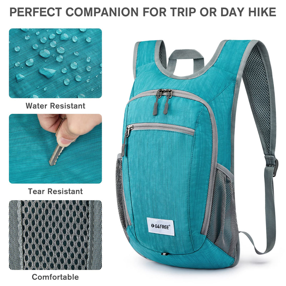 G4Free worn on shoulder in outdoors scene showing comfortable carry benefit