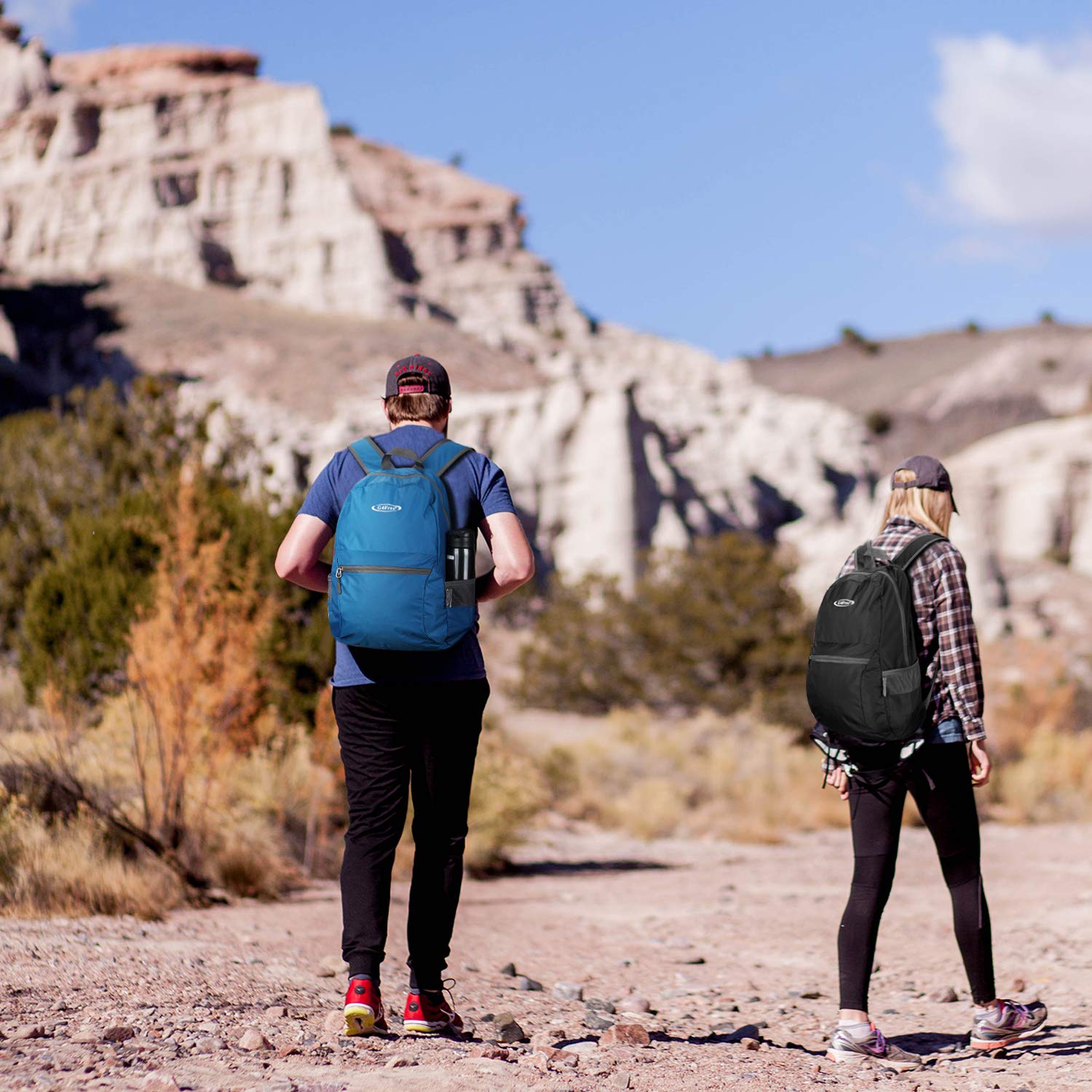 G4Free worn on a hiker outdoors showing lightweight carry comfort
