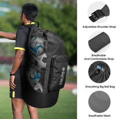 G4Free padded shoulder strap in use easing heavy-load carrying comfort