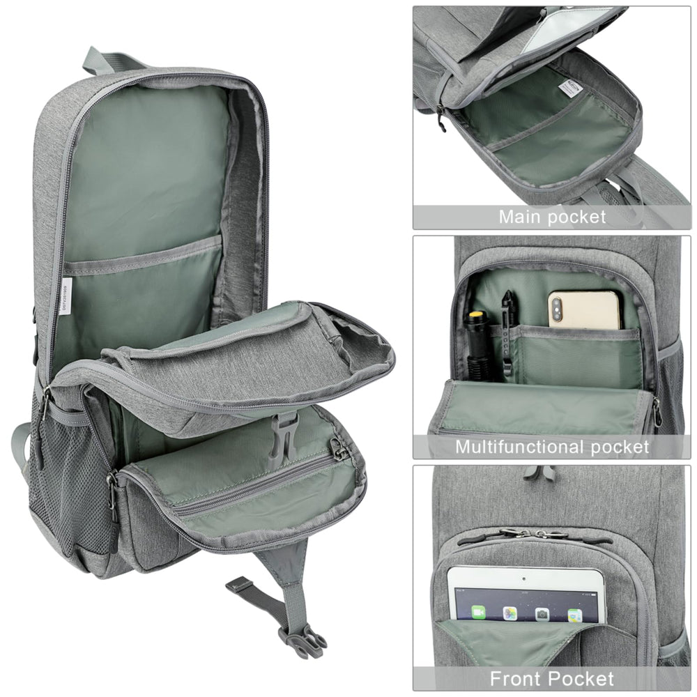 G4Free padded S-shaped shoulder straps and chest strap with whistle for comfort