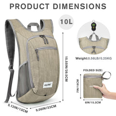 G4Free side pocket detail holding a water bottle for easy reach