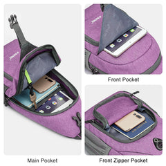 G4Free side pocket holding water bottle for hydration on the go