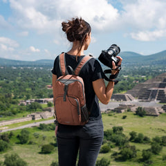 G4Free side pocket holding water bottle for easy hydration on the go