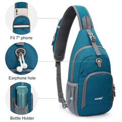 G4Free side pockets holding a water bottle for easy hydration while mobile