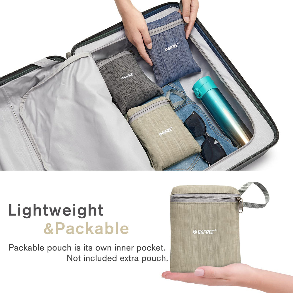 G4Free next to a water bottle showing compact size and capacity