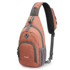 G4Free sling bag front view showing compact organized pockets and quick access