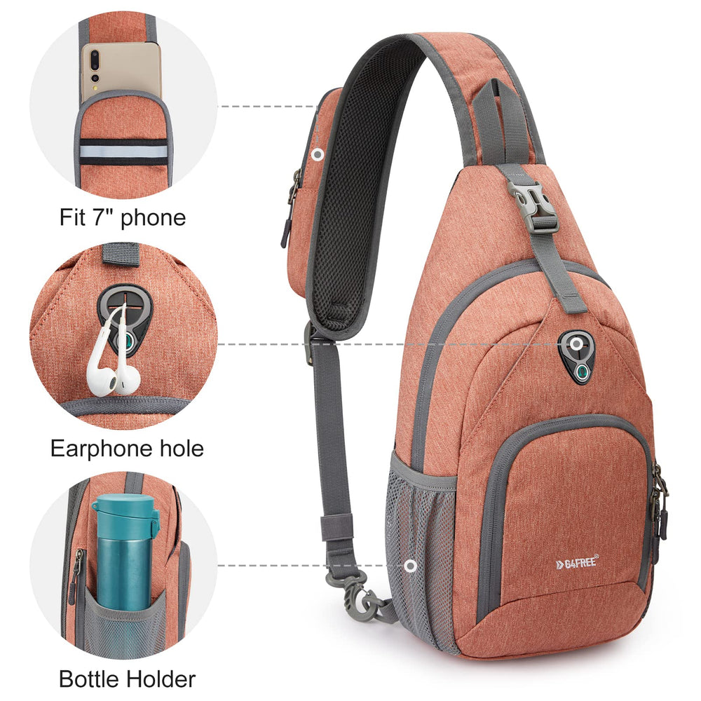 G4Free padded reversible strap detail for comfortable, adjustable carry