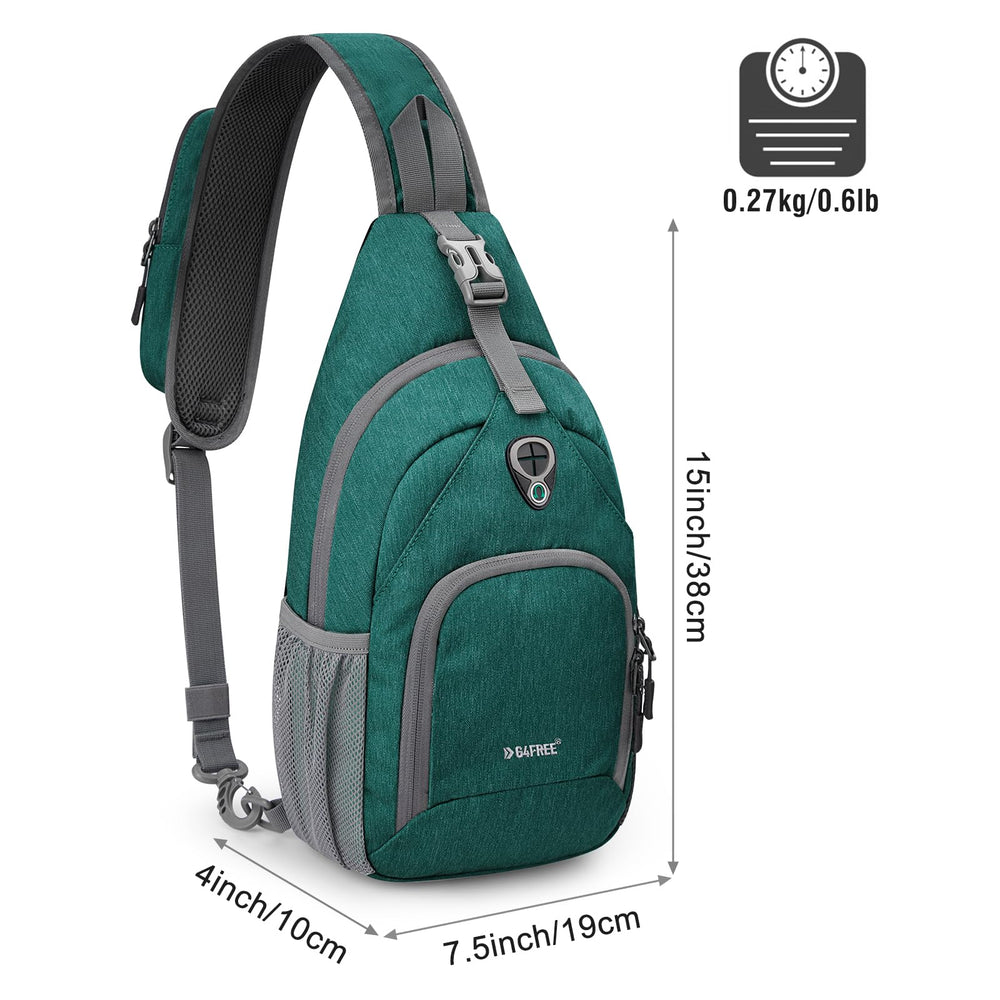 G4Free padded reversible strap and breathable back pad for all-day comfort