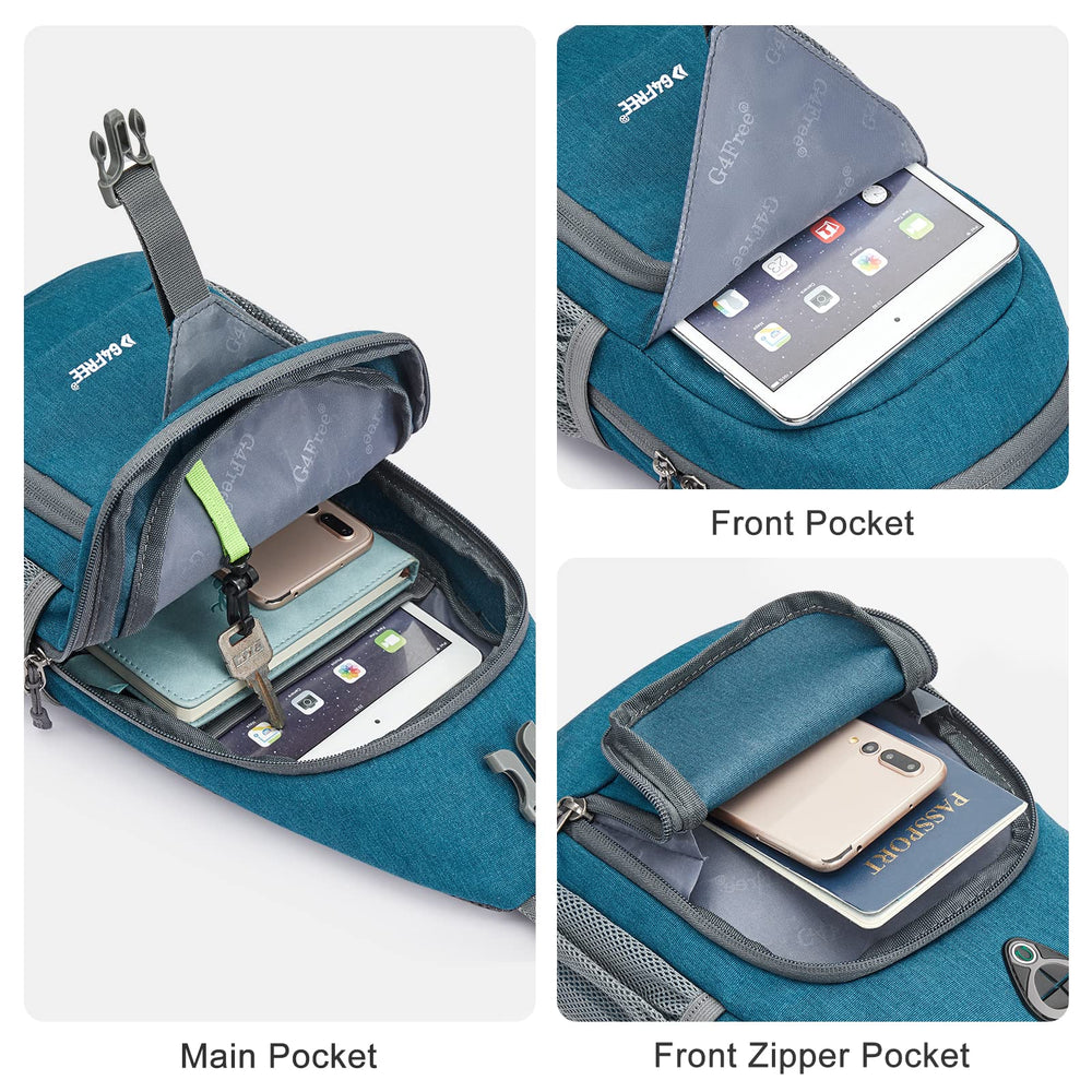 G4Free shoulder strap detail with breathable pad for comfortable carry