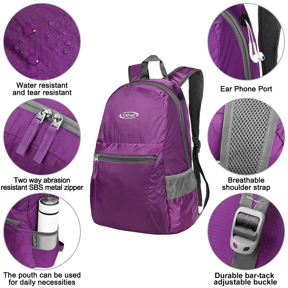 G4Free close-up of zipper and reinforced stitches for durability and snag resistance