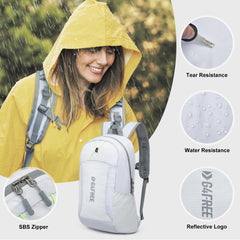 G4Free zipper and reinforced stitching detail signaling durable construction