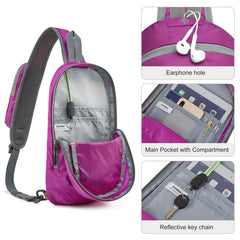 G4Free bag main compartment open displaying dual internal sections and neat organization