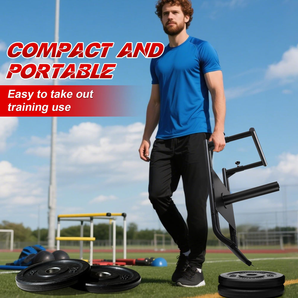 GADFISH compact sled packed ready for transport benefiting portable workouts