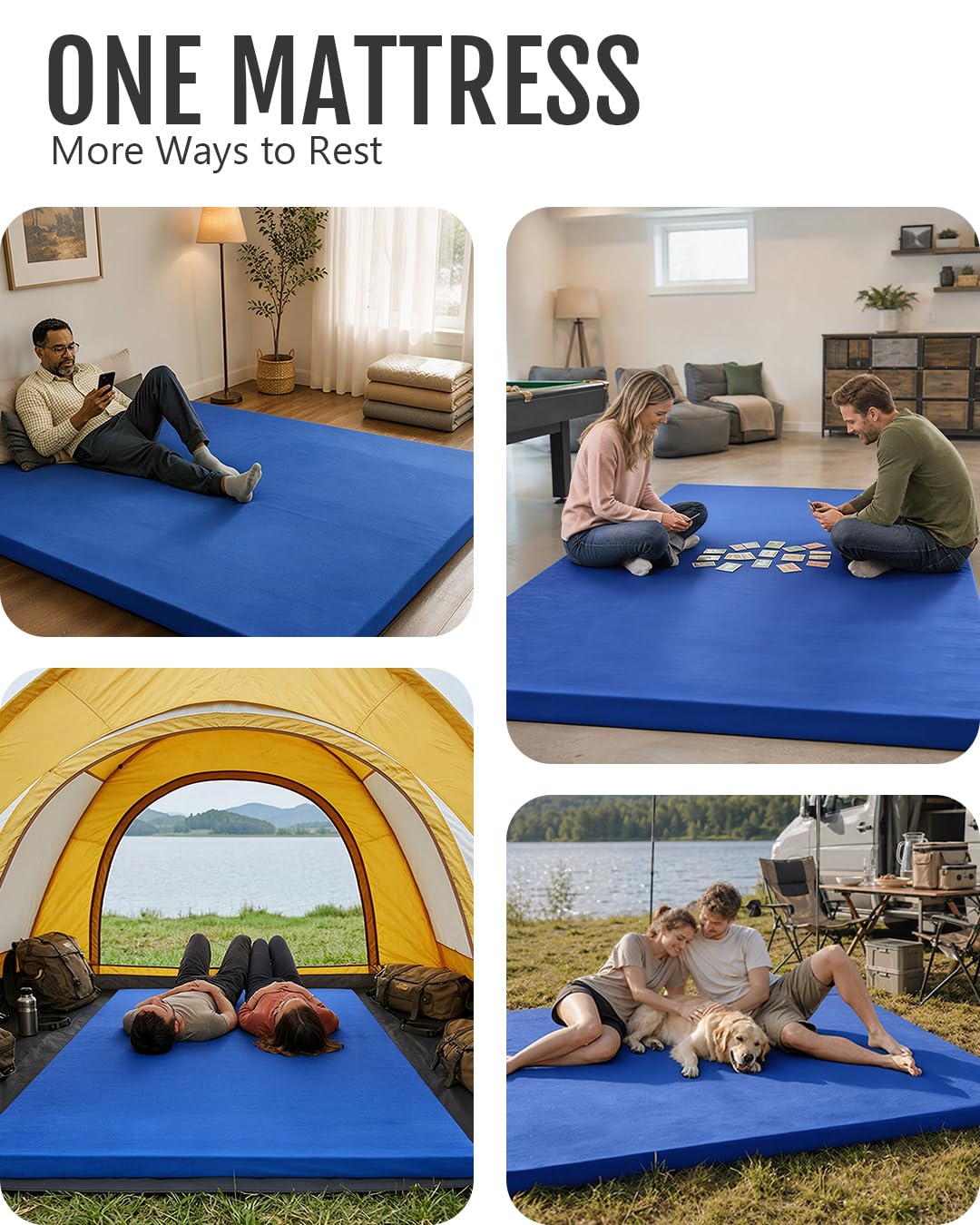 Gaialoop used on grass at backyard picnic for added outdoor comfort
