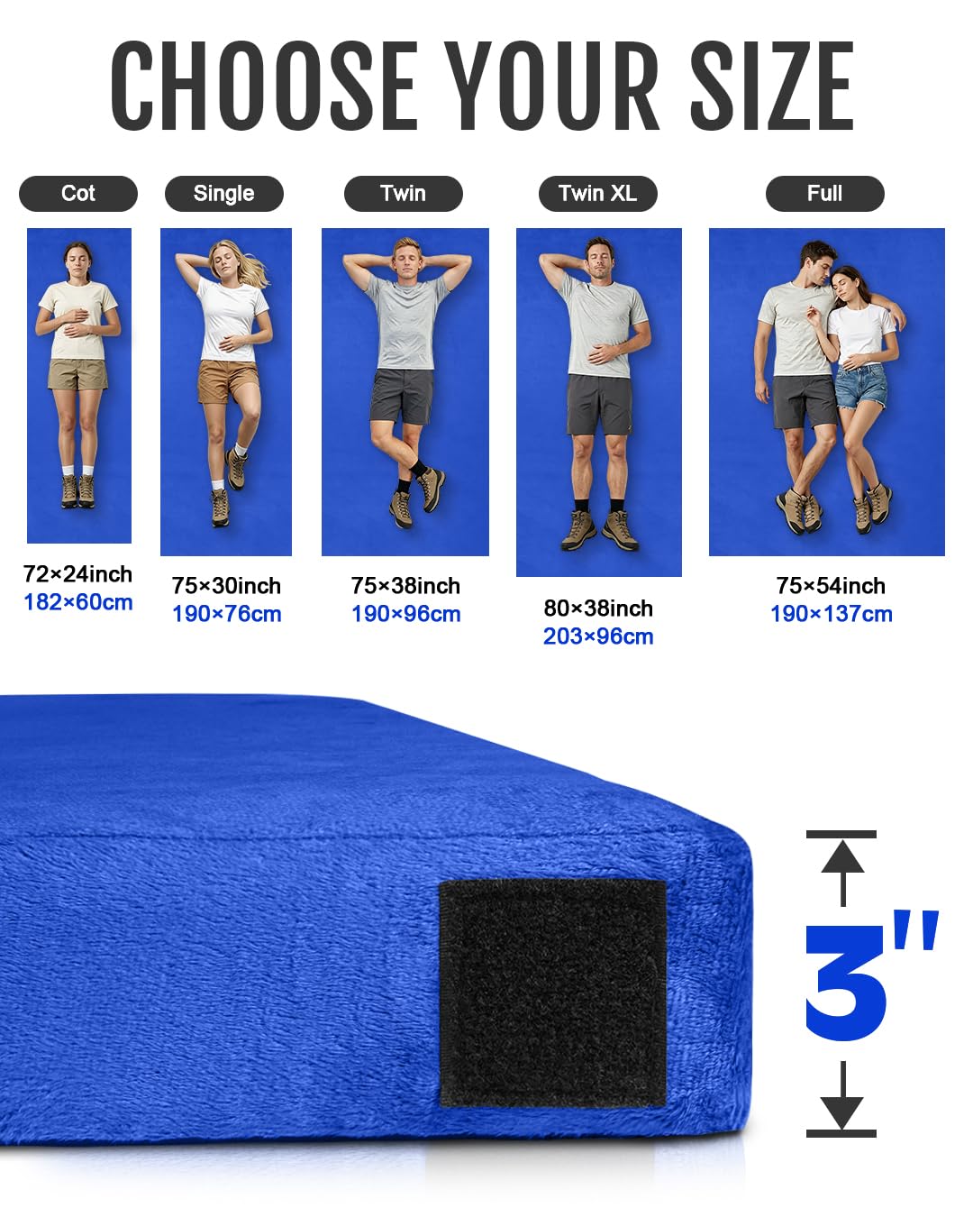 Gaialoop sleeping pad inside tent demonstrating stable sleep surface